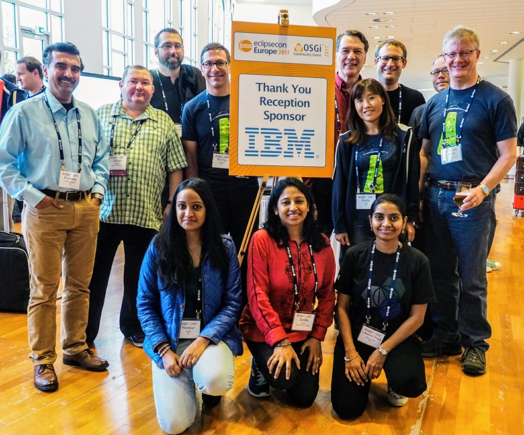 Group photo of IBMers at EclipseCon