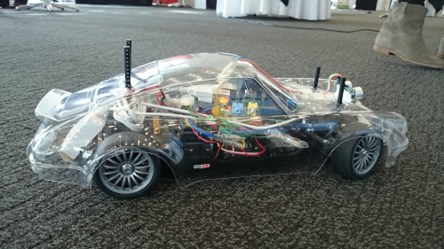 Remote controlled car with embedded Arduino running Liberty