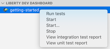 Liberty Dev Dashboard