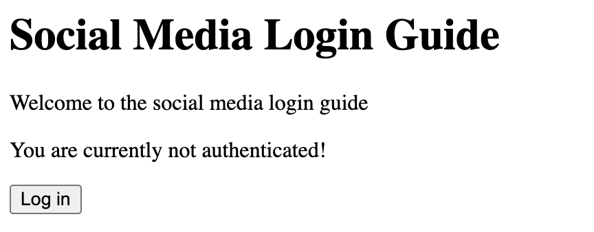 Social Media Login Guide